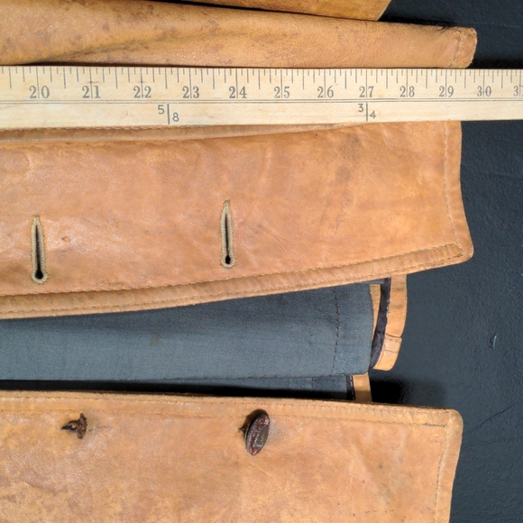 100% Old Leather Gary Gordon by Julius & Sons Leather Jacket - Picture 4 of 11